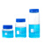 大口蓝盖试剂瓶高硼硅玻璃样品取样实验瓶广口密封瓶耐高温实验室 普料500ml