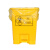 庄太太 【手提32*38cm/100只】医疗垃圾袋加厚黄色医院废物塑料袋一次性手提式