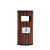 星工（XINGGONG）户外垃圾桶公园景区钢木垃圾箱环卫分类垃圾桶室外果皮箱 咖啡色MX-5112
