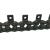 06B08B10A12A单侧单孔弯板链条带耳双侧带附件弯板输送滚子链条 5分(10A)双侧单孔弯板链条1.5米