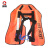 厚创 充气式救生衣 专业气胀式成人救生衣船用 CCS手动充气 橘红色