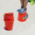博紫适用于摔红桶大容量手提塑料水桶洗衣泡脚桶洗车钓鱼桶家用储水桶 111L