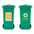 【D26-40*50cm】垃圾桶分类标识贴纸不可回收厨余干湿有害其他垃圾标志标签提示牌