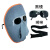 千惠侬电焊面罩眼镜焊工眼镜面具轻便护脸透气防强光防打眼防烧 1灰镜(不含面罩和绑带)