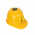 劳保佳 劳保安全帽 太阳能风扇帽 防晒降温工地安全帽 带风扇防护ABS安全帽 黄色太阳能帽