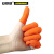 安赛瑞 麻点防滑乳胶手指套（600只装）L 橙色 乳胶手指套 浮点防滑防护指套 会计点钞手指套 12513