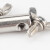 海斯迪克 HKCX-82 304不锈钢钢丝绳螺丝夹头 双锁圆形孔锁扣夹头 四蝴蝶扣10mm(5个)