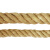 海斯迪克 HK-520 黄麻绳 捆绑绳包装绳 手工编织黄麻绳子 粗细麻绳船绳装饰 直径35毫米10米
