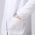 者也 白大褂长袖服男女药店护士服卫生工厂服白大衣化学生实验工作服 厚款170码