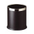 南 GPX-43 固定钢圈包黑色人造皮单层 南方圆形垃圾桶容量10升（2个起订） 商用客房垃圾桶 房间桶 果皮桶