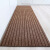 科尔尚 条纹整铺防滑地垫地毯 KT90 （长度1米的价格） 咖啡色 幅宽160cm