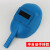 半自动手持式电焊面罩氩弧焊焊工面罩防飞溅防护面具电焊帽 蓝色塑料半自动面罩