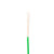 金龙羽 国标电线电缆铜芯ZC-BVR6平方电线 阻燃单芯多股软线国标100米/卷 绿色