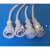航空插座 防水插头公母对接子母快速连接铜芯电源LED户外线插座JY 2芯线径0.75平方白色/对