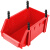 兰诗（LAUTEE）B5# 组合零件盒 螺丝收纳盒 仓储物料元件配件盒塑料盒 红色160*100*70