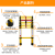 电工玻璃钢绝缘梯子人字梯电力施工鱼竿梯关节梯直梯伸缩梯 直梯1m