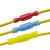梦茜儿（MEXEMINA）透明接线端子尼龙公母对插头电线对接头阻燃连接器的 红-色公母(0515平方) 50对