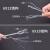 镀锌钢丝绳2mm-15mm捆绑固定钢丝绳生命线安全绳装饰拉线挂灯吊牌 轻型11毫米10米(送2个卡头)