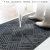 兰诗 WSD2205 商用丙纶橡胶地垫耐磨耐蹭地毯室外防滑菱形拼纹脚垫 深灰色60*90cm