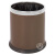 南 GPX-45 南方多层圆形垃圾桶 钢圈咖啡色 商用酒店宾馆客房垃圾桶 房间桶 果皮桶 内桶容量9.8升