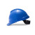 梅思安 安全帽ABS豪华超爱戴帽衬蓝色针织布吸汗带D型下颏带可定制1顶