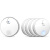 领普科技（linptech）门铃 不用电池自发电远距离呼叫器G2白色门铃一拖四(1个发射器+4个接收响铃端)