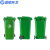 蓝鲸环卫【240L绿色】新国标干湿户外垃圾桶大号升分类塑料加厚商用工业带盖小区环卫垃圾桶