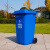 庄太太 上海干湿分类分离加厚塑料环卫垃圾桶垃圾桶市政塑料垃圾桶 ZTT120-4