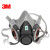 3M 防毒面具6100 防尘防颗粒物喷漆有机气体防化 工业打磨煤矿防护面罩 小号