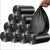 500只 加厚平口彩色垃圾袋点断式手提办公黑色抽绳大号塑料袋 经典黑色隐私保护 买150送150(共15卷300只)