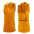 2双 电焊手套 牛皮 耐磨 隔热阻燃 棕黄色 焊接作业工作防护手套 劳保用品 棕黄色（2双）