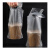 海斯迪克 塑料打包袋 一次性饮料外卖手提袋(1000个/包)  单杯30cm约750ml(5丝) HKL-47