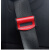 汽车安全带插头卡夹抠口卡扣限位松紧调节器 保险带固定防滑夹子 红色/单个装
