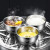 钢米316不锈钢婴儿宝宝蒸蛋碗家用带盖蒸鸡蛋羹碗蛋羹水盅带盖专用碗 蒸蛋碗（三个装）