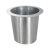 圆形304不锈钢垃圾桶镂空翻盖 方形嵌入式洗手间厨房台面盖子定制 圆形垃圾桶一套(带盖)