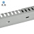 卓炫 灰色方形pvc塑料阻燃线槽 开口U型配线槽 走线槽 行线槽带盖 30*30（10米）