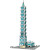 正博台北101大楼建筑模型积木拼装玩具儿童礼物成人潮玩桌面摆件 中国台北101大厦