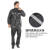 卓迪旭 ZDX-YFT03黑色牛津布分体雨衣套装，反光条巡逻防暴雨户外雨衣 4XL