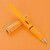 金豪（Jinhao） 金豪619小清新实色钢笔中小学生书写练字可换墨囊口径3.4笔尖0.38mm 透明绿 EF尖+5支黑色墨囊