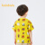 巴拉巴拉儿童T恤男童短袖宝宝上衣夏童装女小童 黄色调00333 100cm