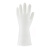 者也 丁腈橡胶手套 清洁洗碗橡胶防水洗菜耐磨防护手套 白色L码