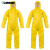 雷克兰 CT4SY428PS 凯麦斯4 Plus系列连体服 化学品防护 黄色 M码 1套【企业定制】