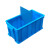 配件收纳工具箱箱分格零件盒长方形塑料加厚收纳盒隔板养龟箱带盖 箱配套盖子蓝色现货 蓝色