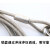 钢丝绳 304不锈钢包胶涂塑钢丝绳4MM 晾衣绳吊音响沙袋保险绳SDFFKOS 包塑4mm(3米)压制铝套