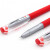 晨光 KGP1821全针管中性笔考试用笔磨砂水笔0.5mm KGP1821红0.5 一盒12支