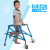 雅德 脑瘫儿童助行器助步器助行车带轮老人小孩残疾人辅助行走站立架助步学步车轮椅站立床下肢训练康复器材 儿童助行器（免安装）