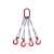梅派 涂油钢丝绳吊索具起重插编钢丝绳索具组合吊具 15MM（2T1M）默认压制涂油 一根价 148小时