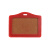 稳斯坦 WST214 PU胸牌皮 员工胸卡 工牌证件套 学生门禁 卡套(横式-黑色113*73mm）