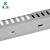 卓炫 灰色方形pvc塑料阻燃线槽 开口U型配线槽 走线槽 行线槽带盖 80*50（10米）