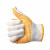 白色点胶防滑手套 棉毛作业点塑劳保 点礼仪司机工作手套 (12付装 标准款 原创